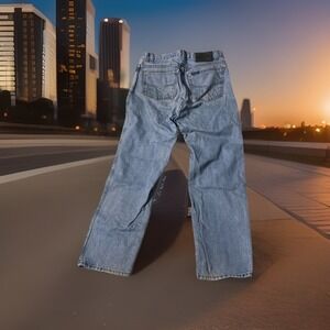 Men's Harley Davidson Denim Blue Jeans 33/30 Biker 0101 Vintage